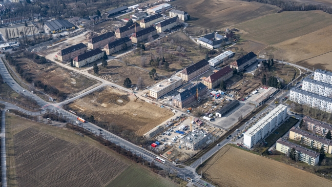 PTU Pertlwieser Planungsgebiet Sommerfeld Ebelsberg – Im Süden die Hiller-Kaserne und im Norden die Sommer-Gründe