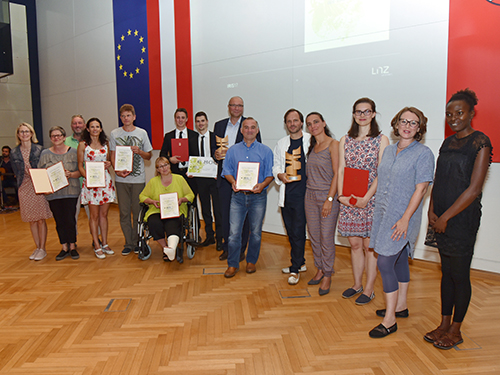 Gruppenbild der PreisträgerInnen