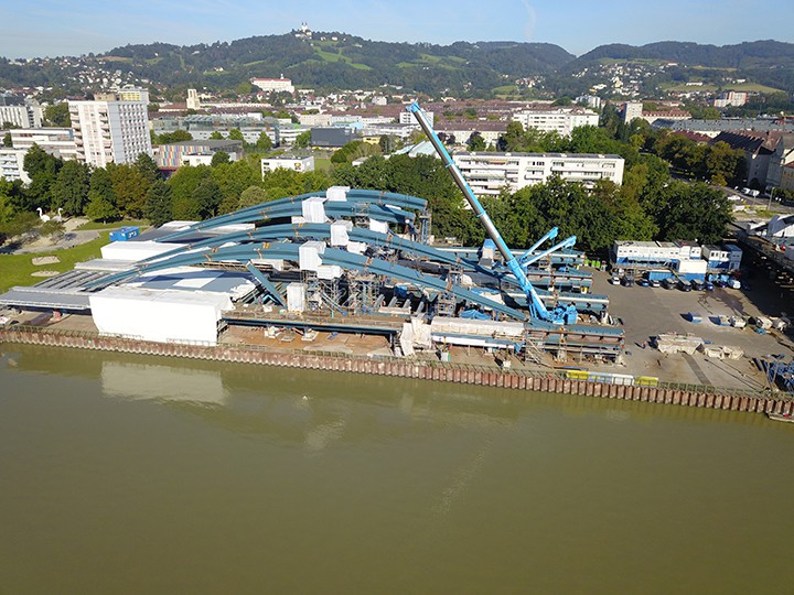 Schimetta Consult ZT GmbH Seit Sommer dieses Jahres gehen die Montagearbeiten zügig voran.