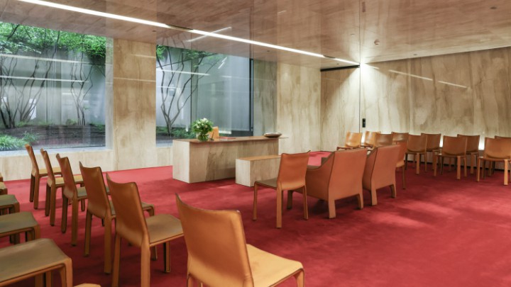 Ansicht des Trauungssaales im Neuen Rathaus