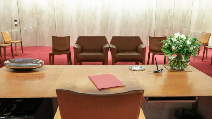 Ansicht des Trauungssaales im Neuen Rathaus