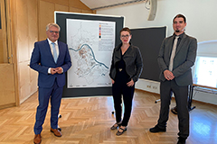 Bürgermeister Klaus Luger, Klimastadträtin Mag.a Eva Schobesberger und Mag. Johannes Horak, PhD
