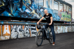 Vizebürgermeister Mag. Martin Hajart am Fahrrad, Foto: privat