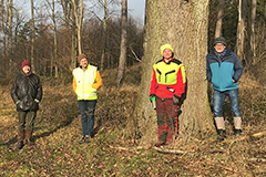 Begehung Schiltenbergwald, Foto: TBK Büro für Ökologie und Landschaftsplanung  